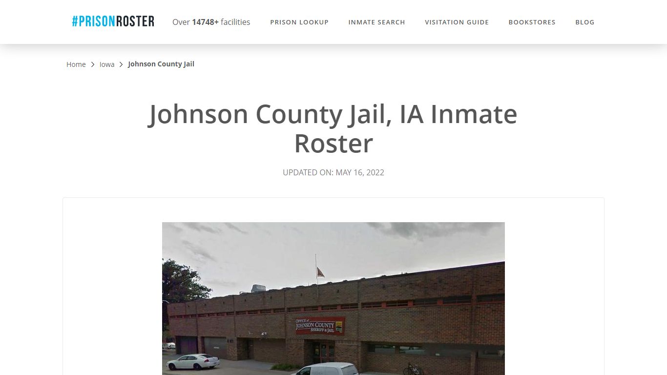 Johnson County Jail, IA Inmate Roster - Inmate Locator